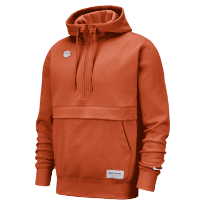 Nike College Club Clemson Men s 1 2 Zip Hoodie. Nike